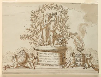 Gravmonument for forfatteren Vecei