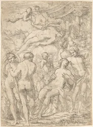 Allegori med mytologiske figurer