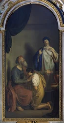 Isaac velsigner Jakob, af Giuseppe Diotti
