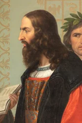 Ludovico il Moros hof, detalje med Leonardo Da Vinci