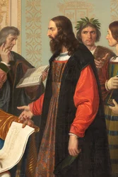 Ludovico il Moros hof, detalje med Leonardo Da Vinci
