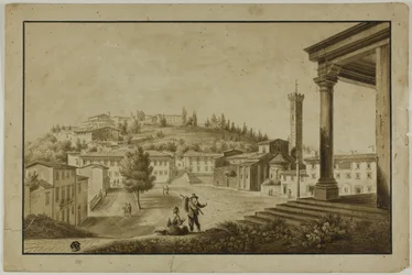 Udsigt over Piazza i Fiesole