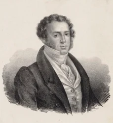 Portræt af komponisten Saverio Mercadante 1795-1870.