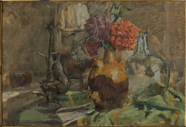 Stilleben (olie på krydsfiner)