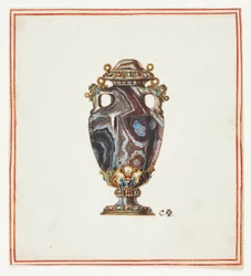 Vase af porfyr