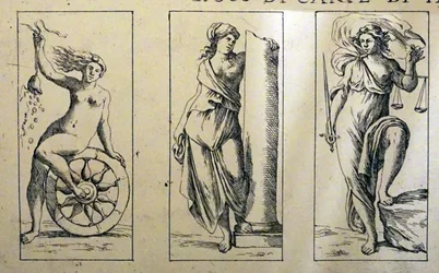 Tarotkort fra det 17. århundrede af Giuseppe Maria Mitelli