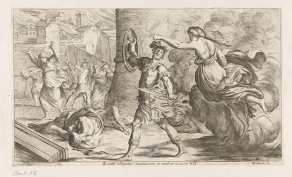 Geest van Creüsa verhitt aan Aeneas Aeneas tiltales af billedet og skyggen af ​​hulrummet (titel på objekt) Omzwervingen van Aeneas (serietitel) L