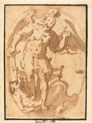 Sankt Michael med Lucifer