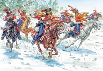 Det første imperium: Kosakker fra den kejserlige russiske hær - Det første kejserrige: kejserlige russiske kosakker - Illustration af Giuseppe Rava