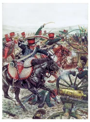 Første kejserrige: angreb af brigaden under kommando af general Pierre Margaron (1765-1824) i slaget ved Austerlitz den 2. december 1815 - Første kejserrige: angreb af brigaden under kommando af general Margaron i slaget ved Austerlitz den 2. december 1815