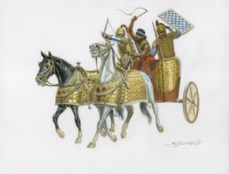 Krigsvogn cananeen 15. århundrede AC