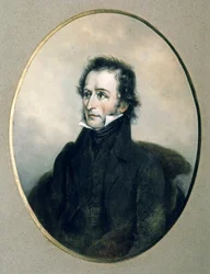 Portræt af Niccolo Paganini