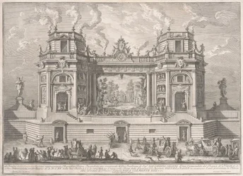 The Seconda Macchina for the Chinea of 1761: A Magnificent Theatre, 1761.