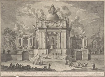 Prima Macchina for Kina fra 1771: Asclepius-templet