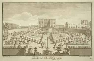 Villa Lappeggi, fra Views of Toscana, udgivet c.1744-57