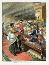 Børnejulemiddag til søs fra det grafiske julenummer