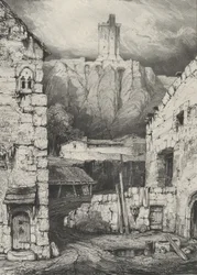 Dungeon af Château de Polignac, 1830.