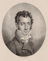 Portræt af violinisten og komponisten Josef Mayseder 1789-1863.