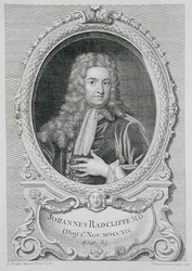 Portræt af John Radcliffe (1650-1714) fra 