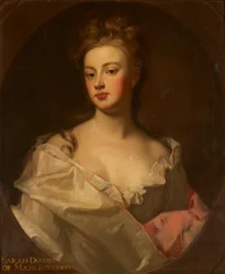 Portræt af Sarah, hertuginde af Marlborough (olie på lærred)