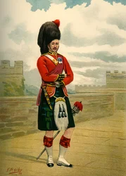 Den 42. - The Black Watch Royal Highlanders, 1890.