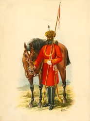 Generalguvernørens kropsvagt, Calcutta, 1890.