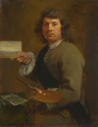 Syn (Portræt af Robert van den Hoecke (1622-1688), før 1661 (olie på træ)