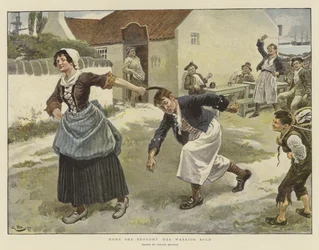 Hjem Hun bragte sin Warrior Bold (chromolitho)