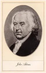 John Adams, anden præsident for USA, begyndelsen af det 20. århundrede.