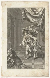 Maximilian III Joseph akkompagneret af Minerva