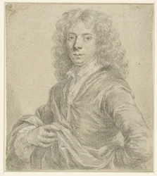 Portræt af Steffan Wolters, samler i Amsterdam