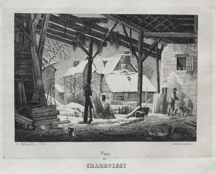 Udsigt over Chamboissy, 1820.