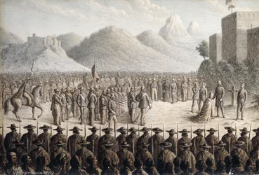 Henrettelsen af kejser Maximilian, 1867