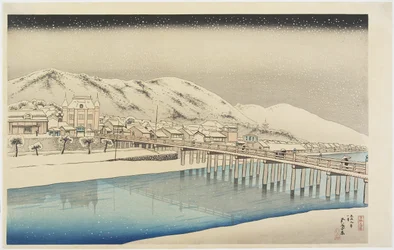 The Great Bridge of Sanjo_ i Kyoto, januar 1920