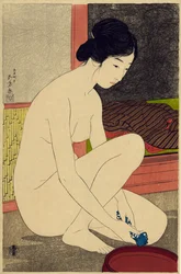 Kvinde efter badet, 1915