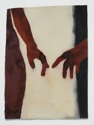 About to Touch, 2025 (akvarel på Arches)