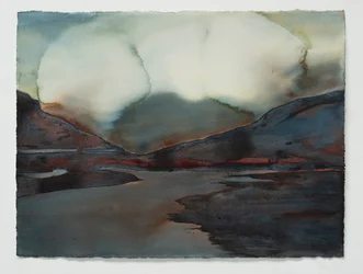 Fjord 1, 2025 (akvarel)