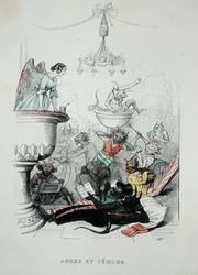 Engle og dæmoner, illustration fra 