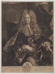 Portræt af Jules-Hardouin Mansart (1646-1708)