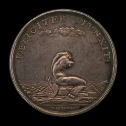 Kunstens emblemer med Belvedere Torso bagside, 1673.