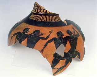 Fragment af Panathenaic Amphora (keramik)