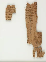 MS Gen 102613 Papyrus 22 fra Johannesevangeliet (blæk på papyrus)