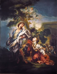 Noli Me Tangere-maleri af Gregorio De Ferrari (1647-1726), gener, Strada Nuova-museer