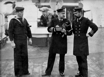 En besked til kaptajnen på slagskibet HMS Magnificent, 1896