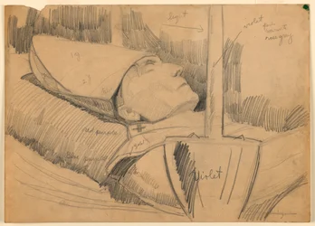 Begravelsesportræt af James Cardinal Gibbons