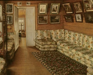 Receptionslokale i en herregård
