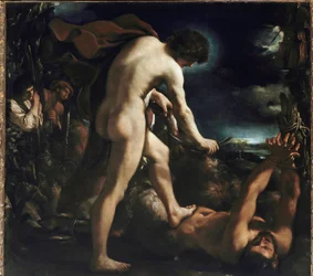 Apollo og Marsyas (olie på lærred).