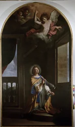 Saint Palazza - Olie på lærred