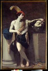 David holder Goliats hoved Maleri af Guido Reni dit le Guide (1575-1642) 1606 Søn. 2,37x1,37 m
