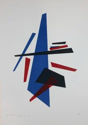 Bevægelse Nº7, 2019 (silketryk)